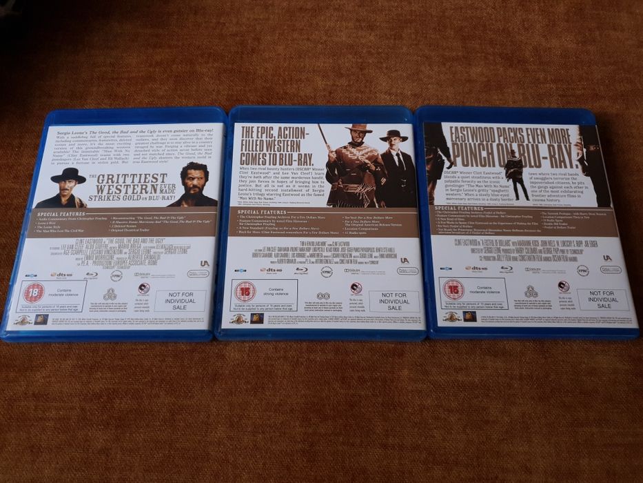Spaghetti Western Trilogy blu ray