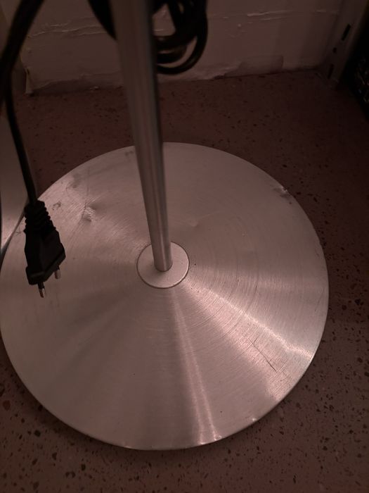 2sztuki Lampa podlogowa ikea lersta srebrna stal