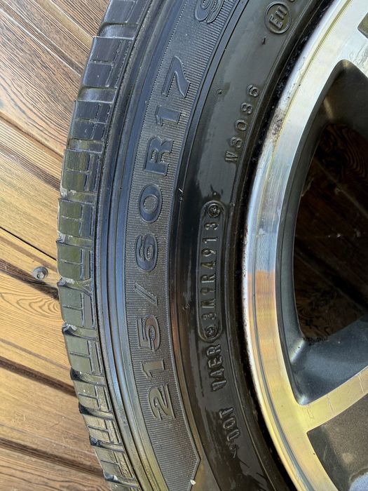 диски+шини  225/55 R17 для Jeep Patriot або Compass.