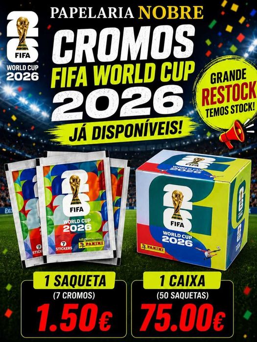 Caixas de Cromos Mundial 2026 Panini