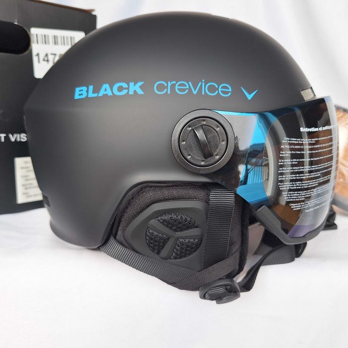 Kask narciarski Black Crevice Arlberg Black Blue Matt S/M 54-57cm