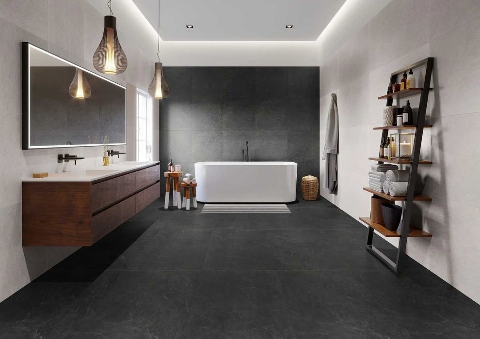 Płytka ceramiczna Ash Black 59,7x59,7
