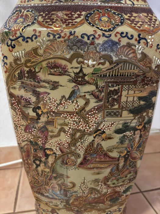Jarrão grande porcelana chinesa