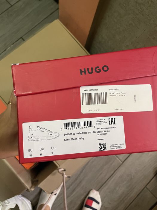 Мужские кроссовки Hugo 40(по факту 41,5р 26,5см)