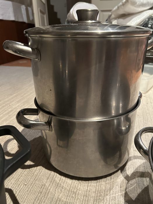 Conjunto três panelas e um tacho ótimas marcas