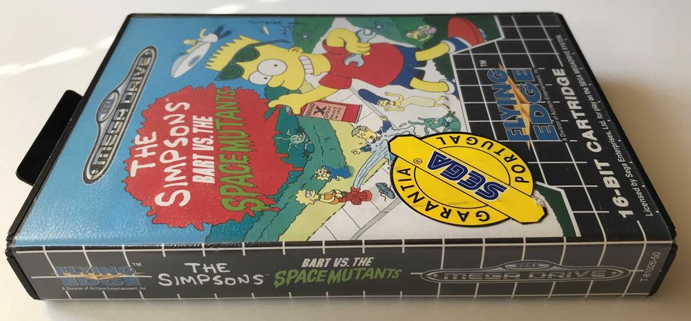 SEGA MEGADRIVE Game The Simpsons: Bart Vs Space Mutants Original /199264170794459651122