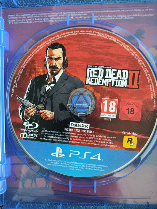 Gry red dead redemption 1,2 na ps4