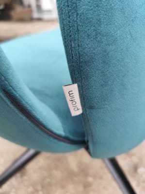 Fotel obrotowy ElliePro krzesło turkusowe fotele biurowe