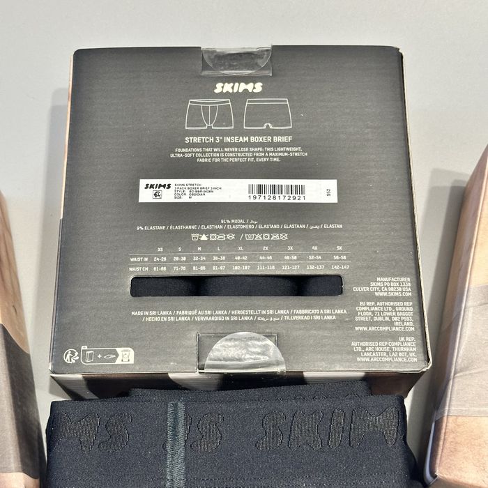 Боксери ОРИГІНАЛ Skims 3in Stretch Boxer Brief (M/L/XL)