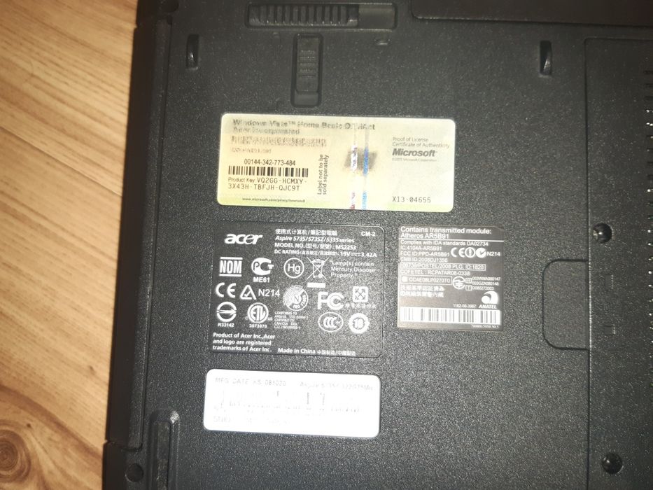 Laptop Acer Aspire 5735Z