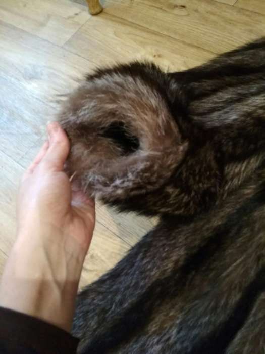 Шуба енот натуральный