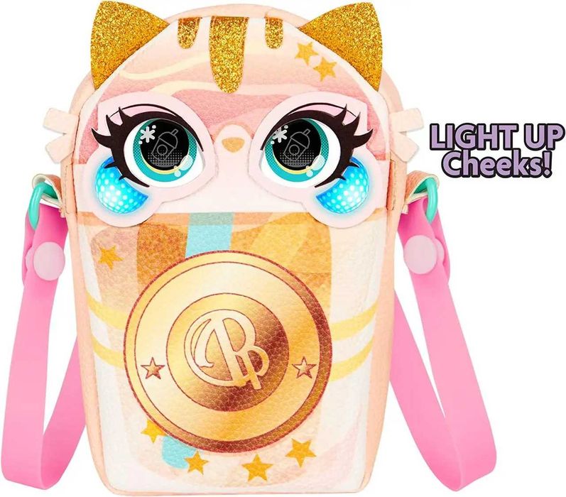 Інтерактивна сумочка на пояс зі світлом Кішка Purse Pets Catpuchino