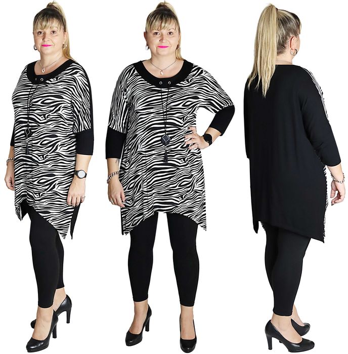 TUNIKA "ZEBRA" roz uniwersalny pasuje od 50 do 54
