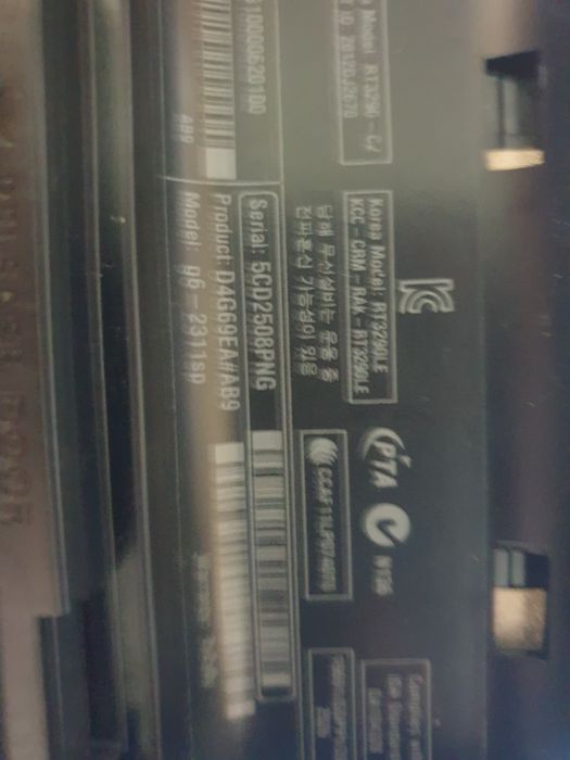 Hp g6-2311sp cor i7 peças64741329526786123