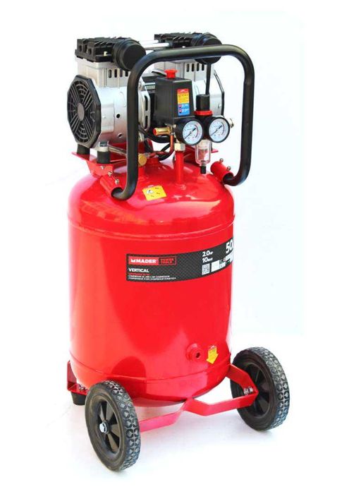 Compressor de Ar
Vertical, 50L, 2Hp, 10Bar, Silencioso