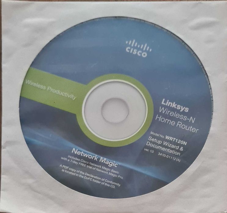 Cheap! Wireless-N Home Router Linksys (Cisco) WRT120N64286125984641124