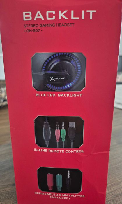 Fones XTRIKE ME Backlit Stereo Gaming Headset - GH-507