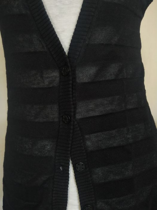 Kamizelka czarna w paski H &M 42