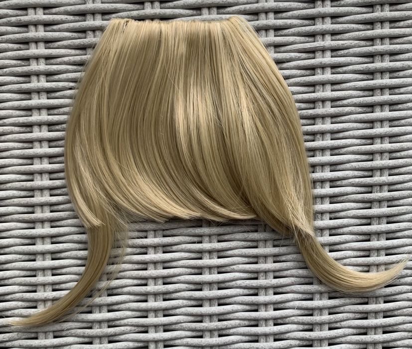 Premium Ultra włosy doczepiane, naturalny blond, grzywka, 56.