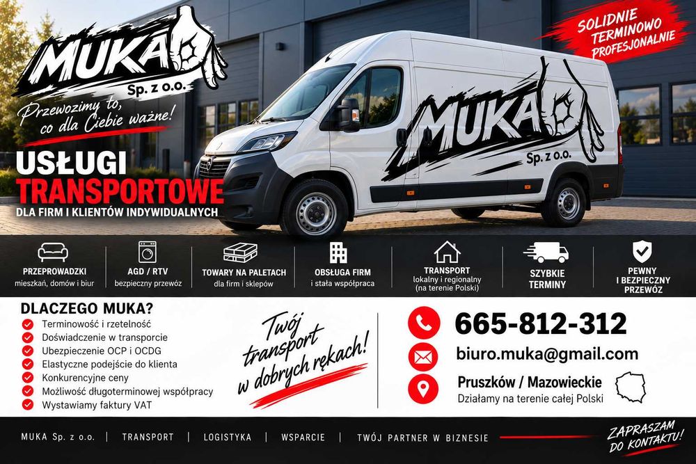 Usługi transportowe  | OCP + OCDG