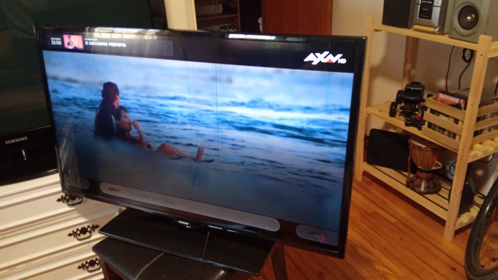 LCD Samsung 37 polegadas a funcionar com comando