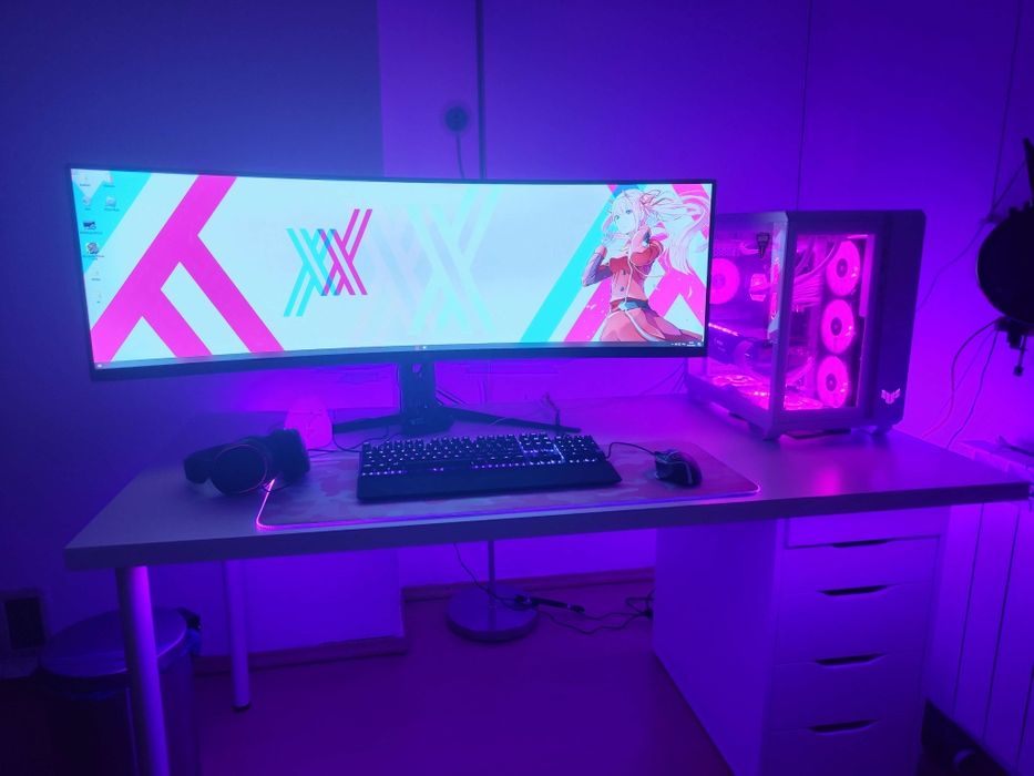 Monitor 49” ASUS ROG Strix XG49VQ 144Hz Curved | JAK NOWY | Karton, folie!