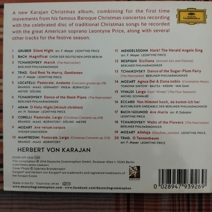 CD de músicas clássicas alusivas ao Natal