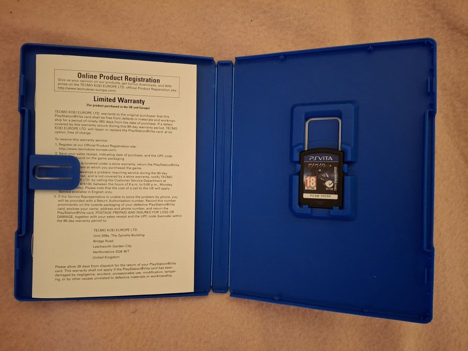 Ninja Gaiden Sigma 2+ PS Vita UNIKAT