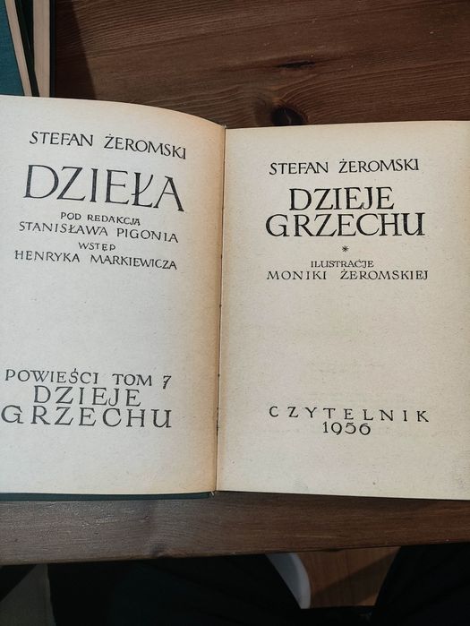 Książki stare antyki Stefan Żeromski