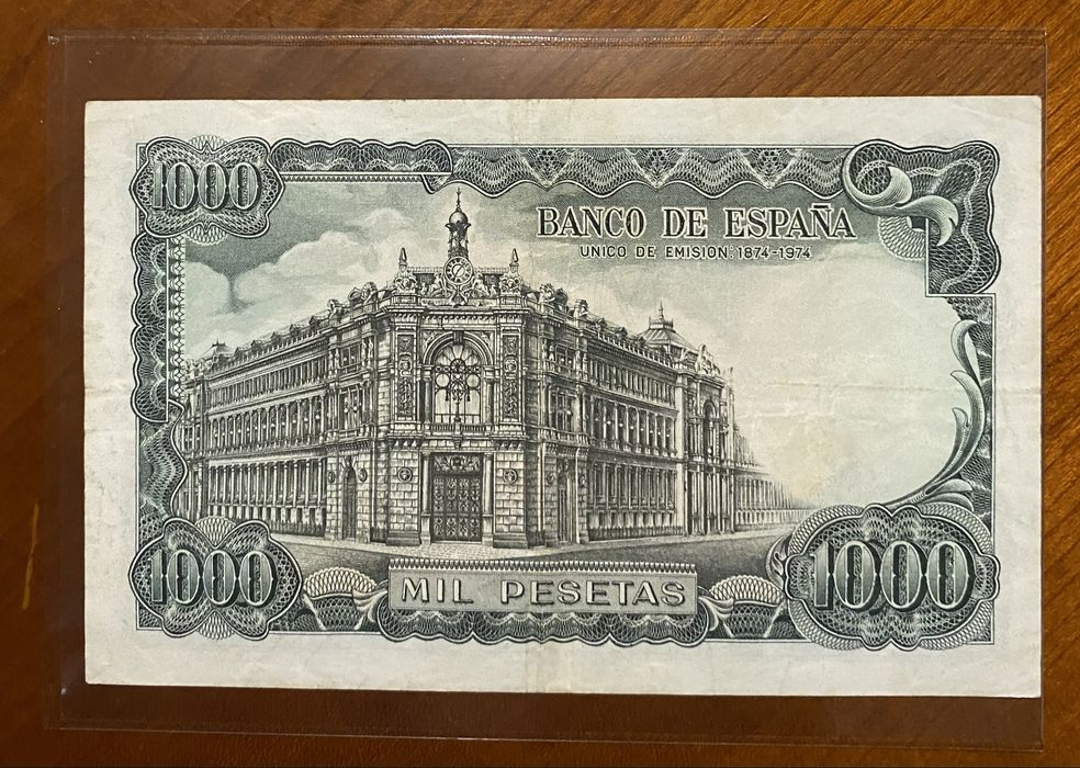 Nota 1576 - ESPANHA Mil Pesetas 1971