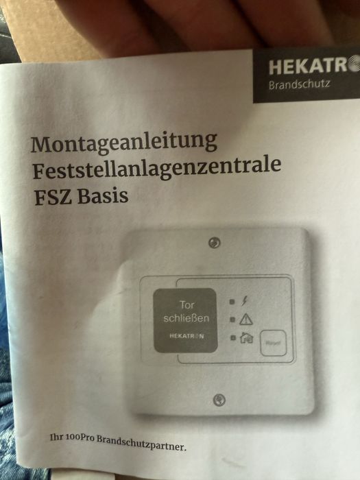 Hekatron FSZ Basis centrala drzwi przeciwpożarowych PPOŻ Novoferm