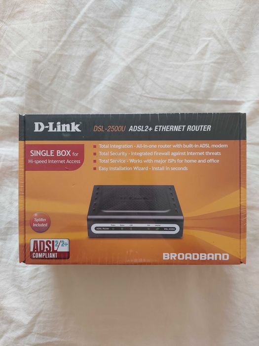 Новий D-Link DSL-2500U ADSL2+ Ethernet в упаковці