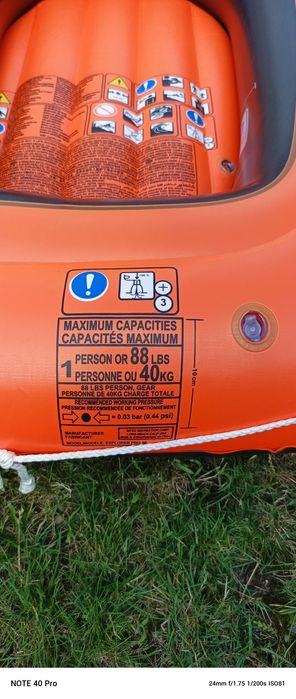 Ponton dmuchany do 40 kg