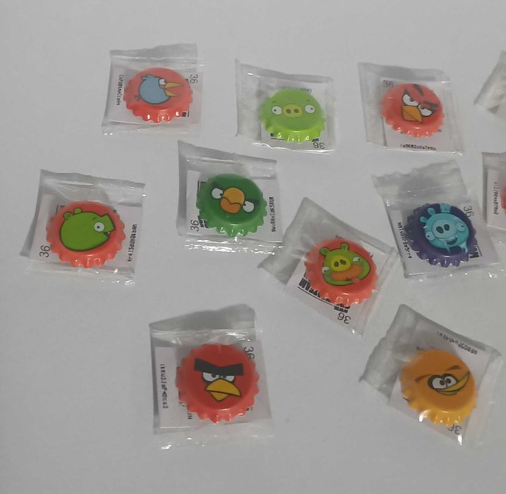 14 Angry Birds Chapas/ Caricas Grefusa
