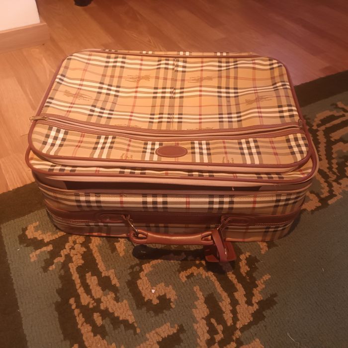 Mala de viagem padrão burberys