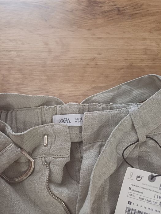 Spodnie dla dziewczynki haremki dla dziewczynki nowe z metką  116 Zara