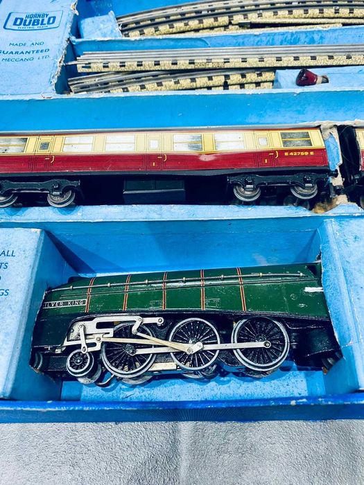 Hornby Dublo EDP11 OO Silver King Gloss Finish 3 Rail 1953 JEDYNY W PL
