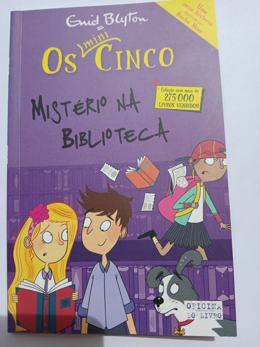 Livro Os mini cinco - Mistério na biblioteca