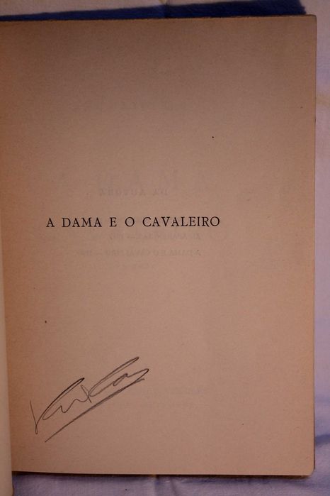 1ª edição de "A Dama e o Cavaleiro" (1960), de Ana Hatherly