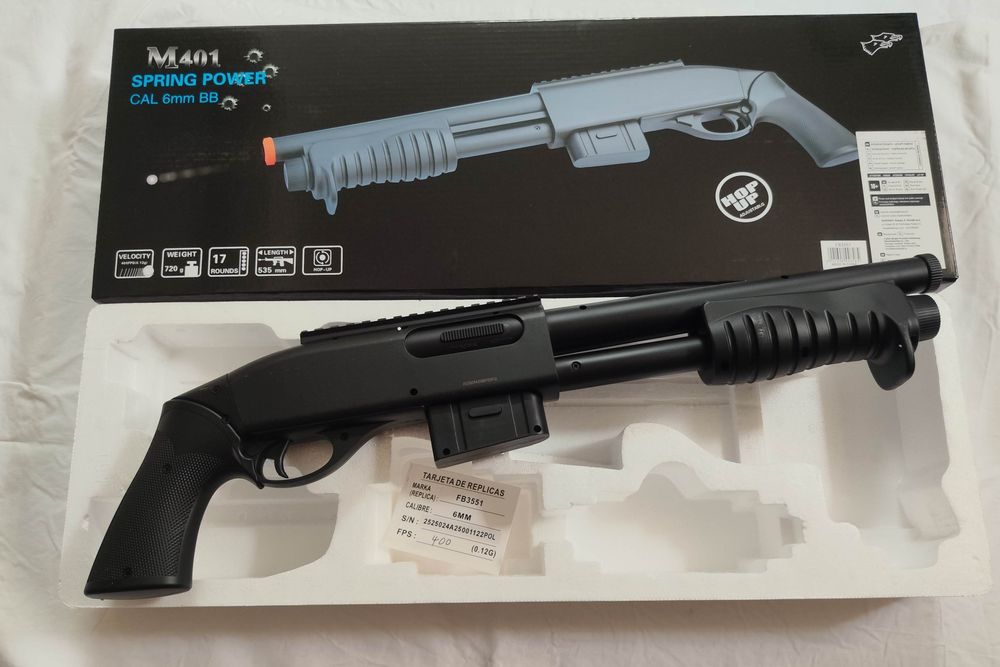 Shotgun e Pistola de MOLA nova Airsoft