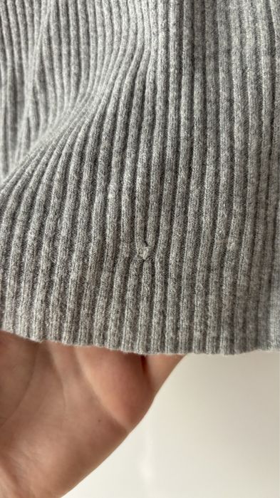 Szara dopasowana bluzeczka/półgolf r.XS/S