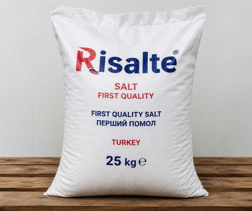 Сіль харчова RISALTE №1 (перший помол), Туреччина, 25 кг