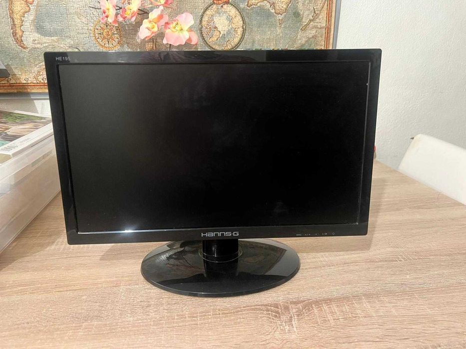 Monitor HannsPree 18.5" HE195ANB Vga Preto
