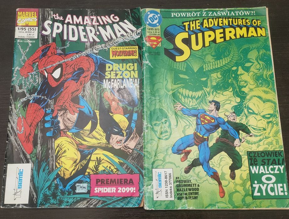 Komiks Spider-Man oraz Superman