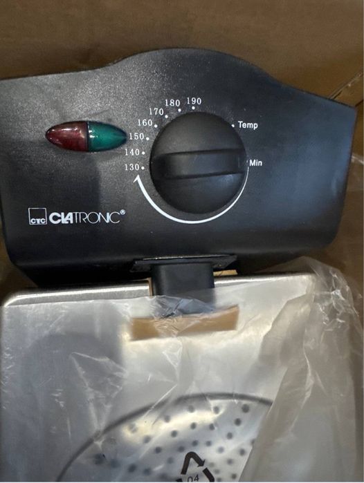 Фритюрниця Clatronic FR 3255 нова Зл 2000W нержавіюча сталь