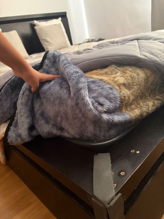 Mobília de quarto preta completa