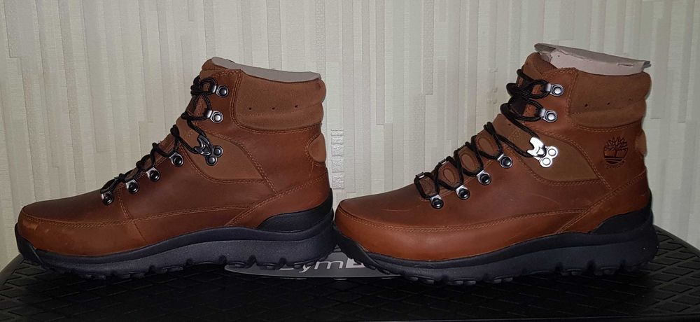 Кожаные ботинки timberland р-р 40(26 см)