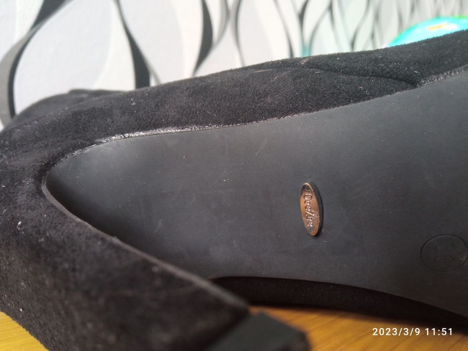 Buty zamszowe botki 36