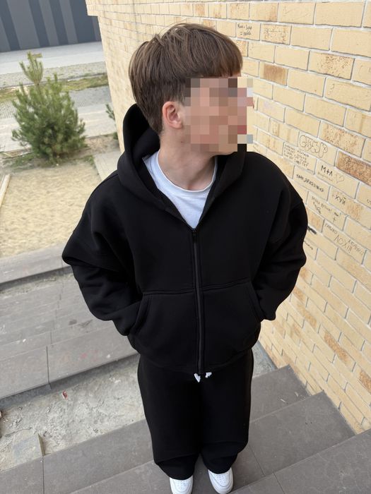 Нове чорне худі худак кофта hoodie оверсайз oversize Boxy-Fit опіум opium rap реп боксі-фіт зіп-худі zip hoddie