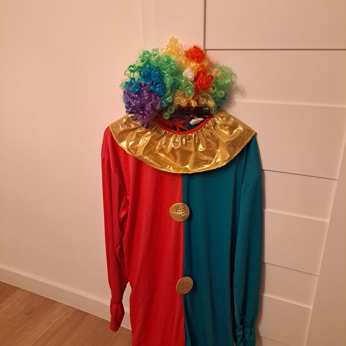 Strój przebranie kostium klaun uniwersalny